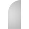 Ekena Millwork Quarter Round Top Right Surface Mount PVC Gable Vent w/ 2"W x 1-1/2"P Brickmould Frame, 16"W x 36"H GVPQR16X3602SN - alternate 3